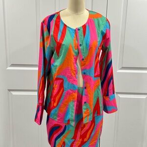 Vibrant Multicolor Women's Top
